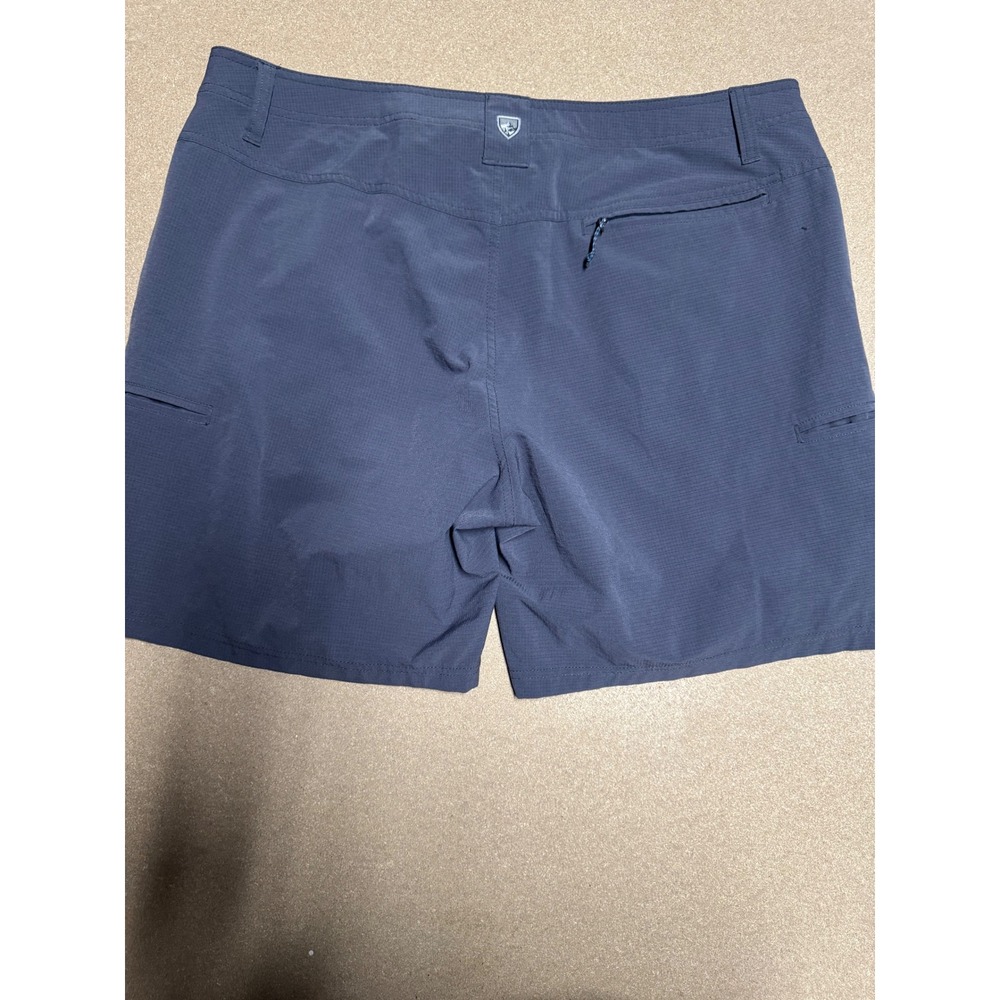 Kuhl Mens Size 38 Blue Outdoor Cargo Shorts Quick Dry Hiking Camping - Picture 2 of 6